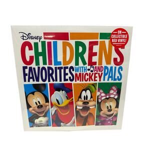 Disney Children's Favorites With Mickey and Pals LP 2020 Red Vinyl Sealed